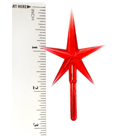 Modern Pointed Red Star Medium